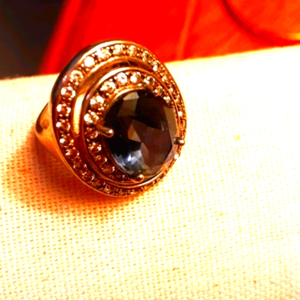 π Bold navy blue stone sterling .π - Picture 8 of 9